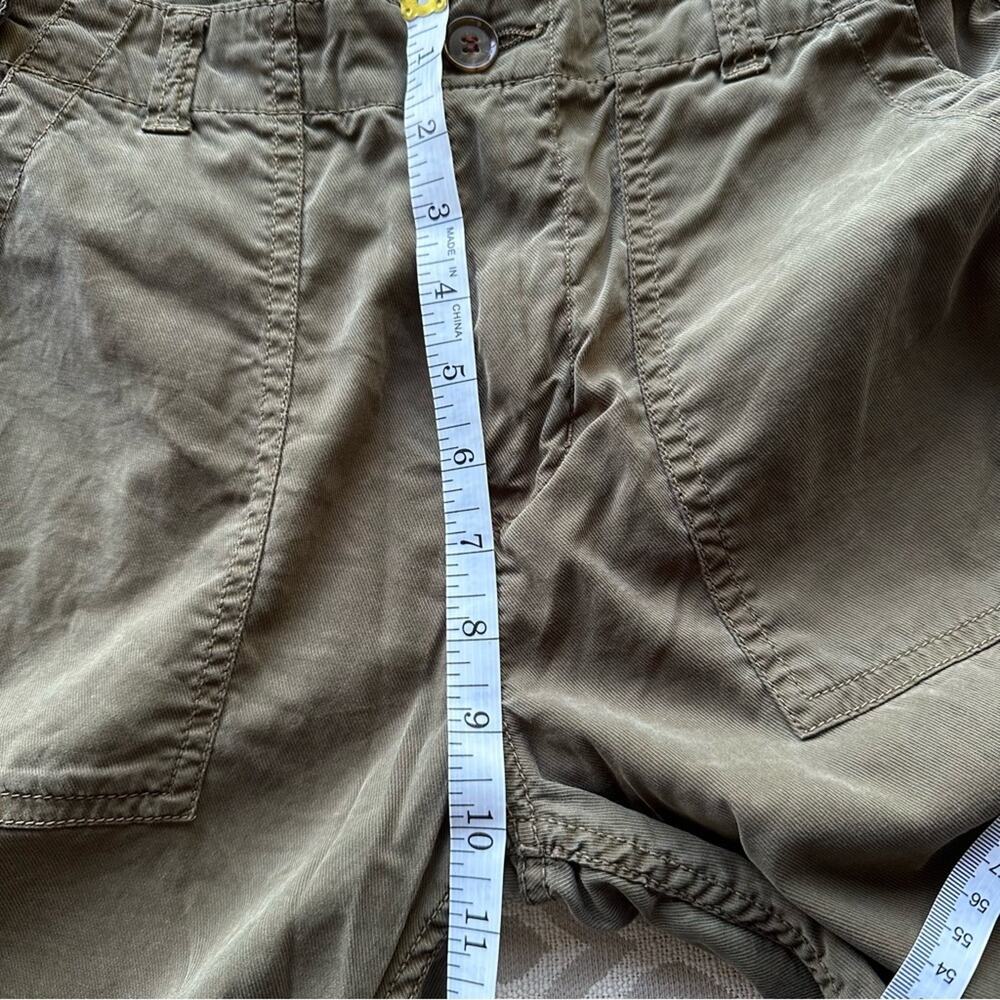 Anthropologie Army Green Cargo Jogger sz 26 Military Inspired Boho Chic - Picture 6 of 10